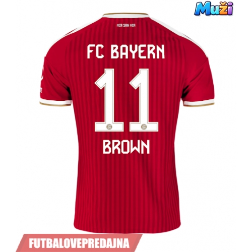 Lacne Muži Futbalové dres Bayern Munich Nathaniel Brown #11 2026-27 Krátky Rukáv - Domáci